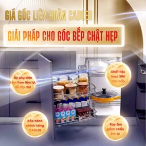 Giá Góc Liên Hoàn Inox 304 Cadler