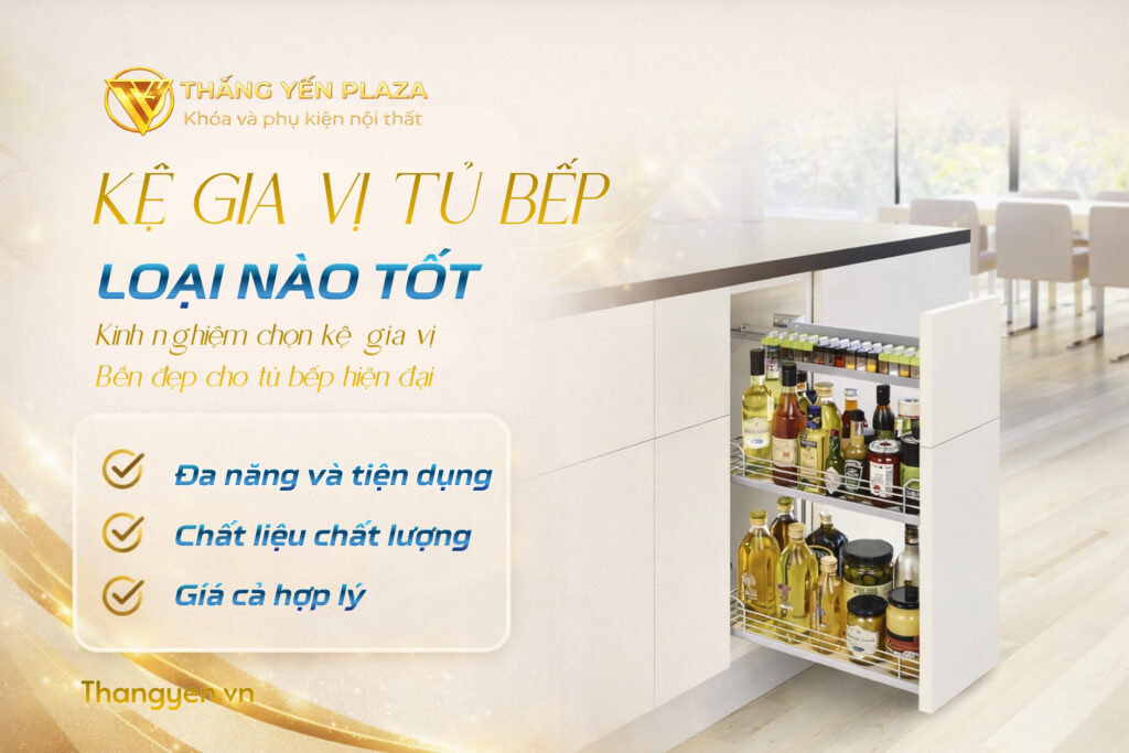 Kệ Gia Vị Tủ Bếp Loại Nào Tốt? Kinh Nghiệm Chọn Kệ Gia Vị Bền Đẹp Cho Tủ Bếp Hiện Đại Kệ Gia Vị Tủ Bếp Loại Nào Tốt? Kinh Nghiệm Chọn Kệ Gia Vị Bền Đẹp Cho Tủ Bếp Hiện Đại